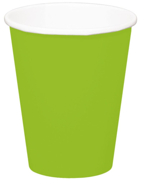 8 cups Cleo green 350ml