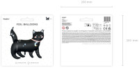 Preview: Foil balloon black cat 81cm
