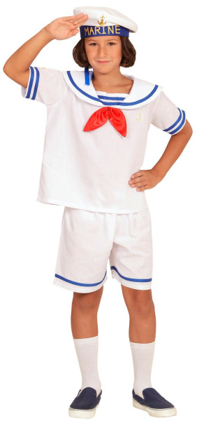 Retro Sailor Marine Kinder Kostüm 5