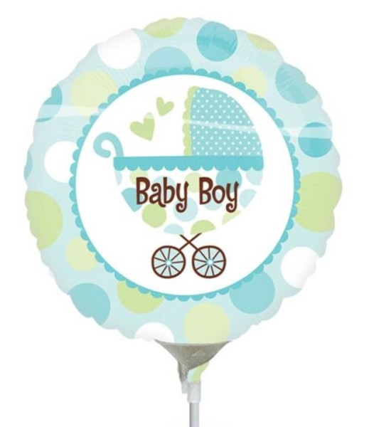 Stick balloon baby boy stroller