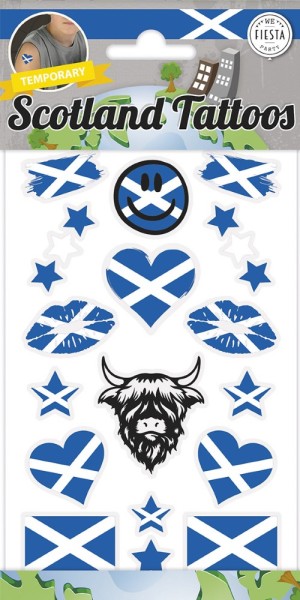1 Bogen Schottland Fan Tattoos