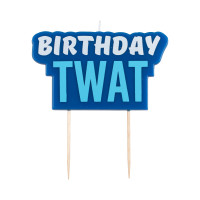 Nasty fødselsdag Twat kage lys