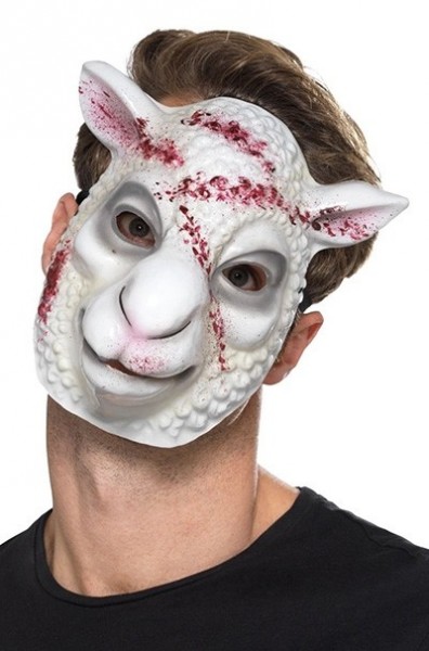 Máscara de Halloween de cordero sacrificial