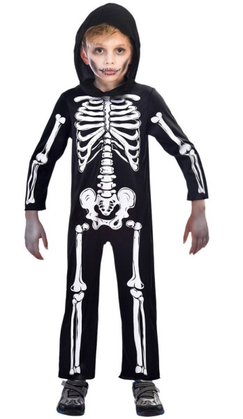 Skeleton overall child costume
