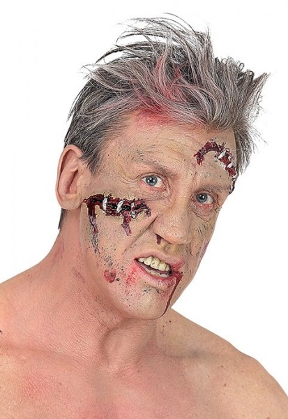 Stapled horror wounds latex application 4