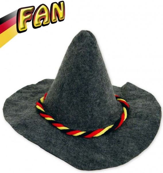 Chapeau traditionnel de fan d'Allemagne