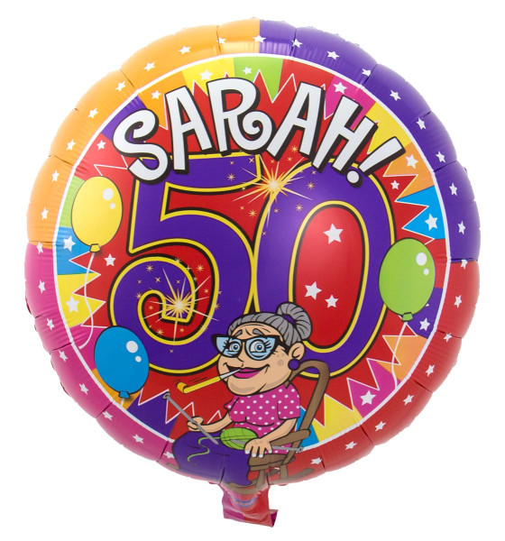 Sarah Party Foil Balloon 45cm