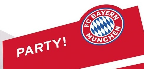 8 FC Bayern Munich invitation cards