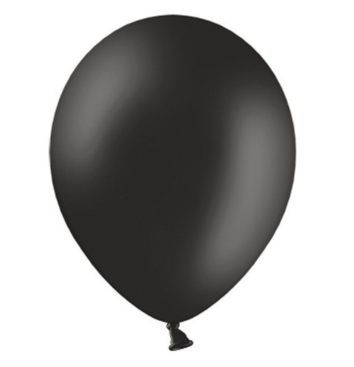 100 globos Negra negra 35cm