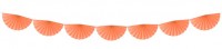 Anteprima: Ghirlanda di rosette Norma mandarino 3m x 40cm