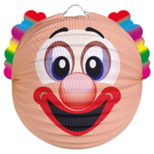 Clown lantern 22cm 2