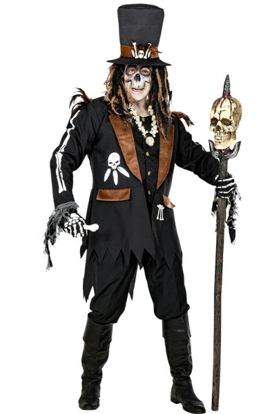 Horror voodoo mester herre kostume