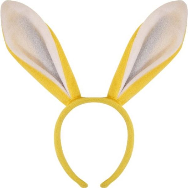 Rabbit ears hair yellow