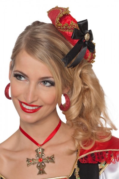 Pince à cheveux mini pirate lady hat