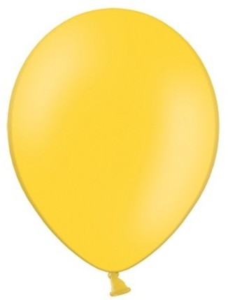 50 Partystar Luftballons gelb 23cm