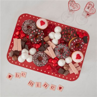 Valentines platter with letters 42 x 29.7cm