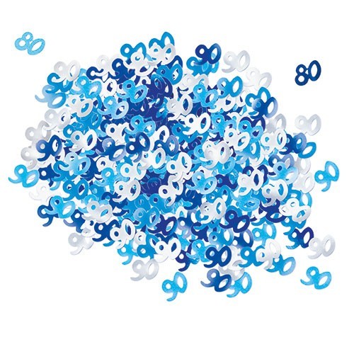 Happy Blue Sparkling 90e anniversaire Sprinkle Deco 14g