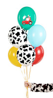 Aperçu: 6 ballons Lovely Farm Life 30cm