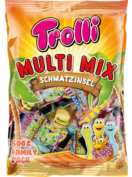 Chuches para piñata Trolli Multi Mix 500g