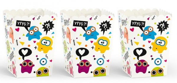 Monster party snack boxes