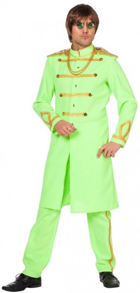 Disfraz de sargento Pepper para hombre verde