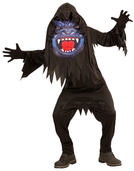 Muterad XXL Gorilla jumpsuit för barn
