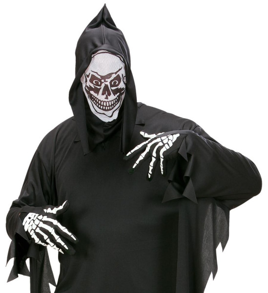 Halloween Horror Handschuhe Skelett Sensenmann 3