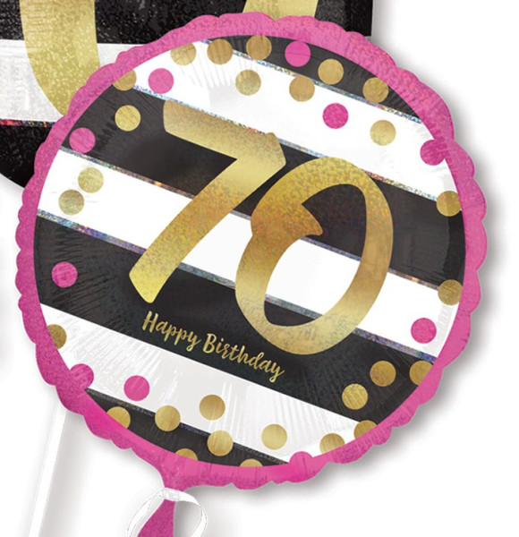 Set di palloncini in 5 parti 70° compleanno 2°