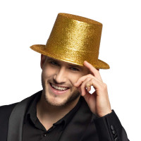Preview: Glitter party hat gold