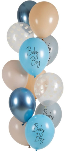 12 My Baby Boy balloons 33cm