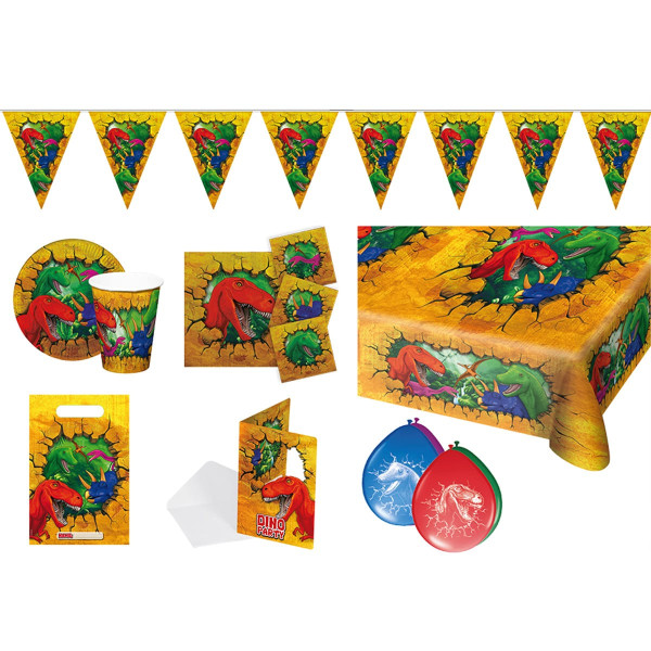 48-teiliges Partypaket Dino Abenteuer