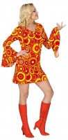 Oversigt: Disco Fever damer kostume Casey orange