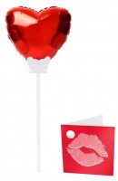 Preview: Heart stick balloon love greeting
