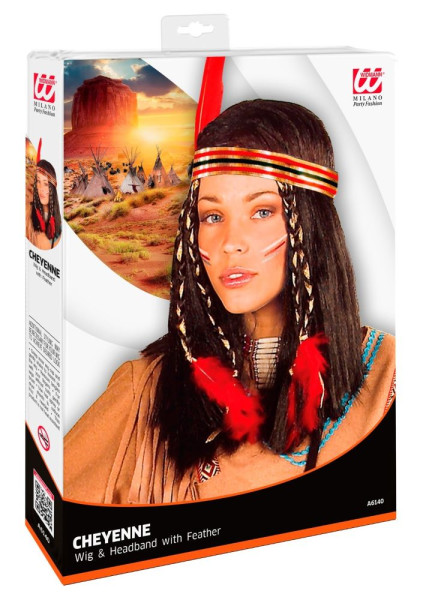 Native American Squaw-pruik