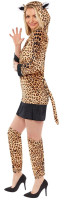 Vorschau: Leoparden Kostüm Katja mit Kapuze
