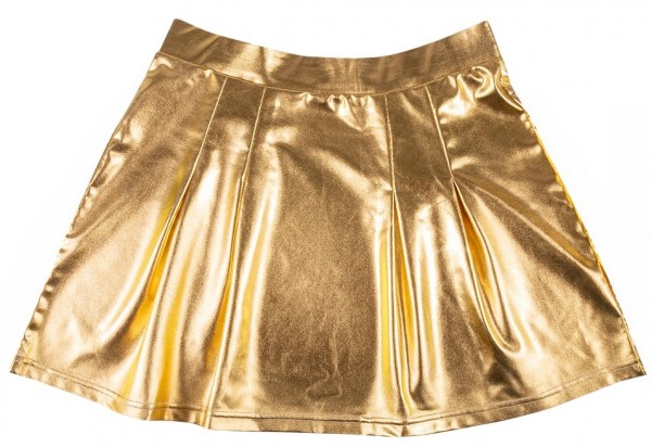 Gyldent metallisk nederdel Lexie 4