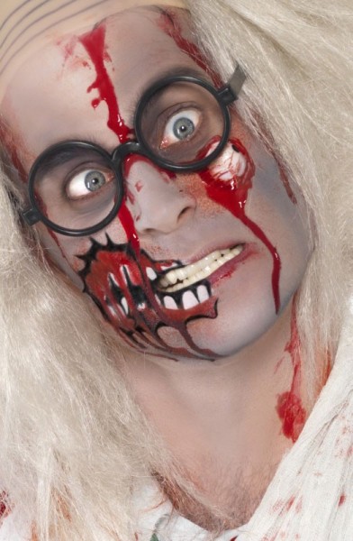 Halloween set globo ocular con sangre zombie hecho de látex