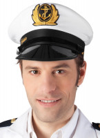Vista previa: Sombrero de capitán unisex deluxe