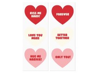 Vorschau: 6 Geschenktüten mit Liebes-Sticker