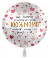 Ballon 100% Mama en aluminium 43cm