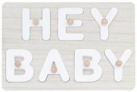 Hey Baby Puzzle Guest Book 8.5" x 12".