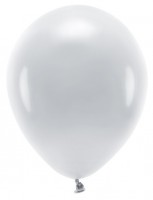 100 Eco Pastell Ballons grau 30cm