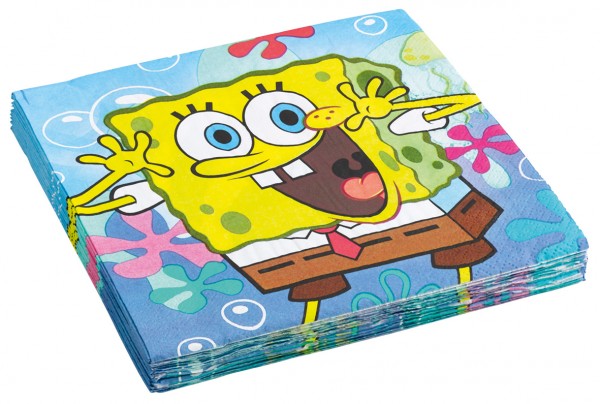 SpongeBob Servett Jelly Fish Fun Set med 20 st