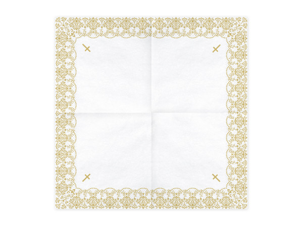 20 serviettes Holy Blessings or 33cm