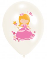 Oversigt: 6 Prinsesse Isabella balloner 28 cm