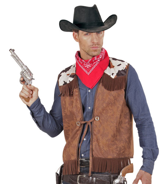 Klassiek cowboyvest in het Wilde Westen