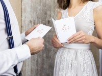 Vista previa: 2 libros de votos matrimoniales de bendiciones de boda