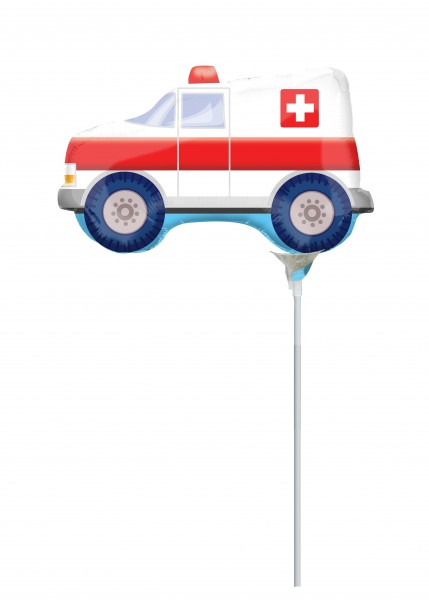 Stabballon Eilender Krankenwagen 2