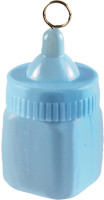 Baby bottles balloon weight in pastel blue