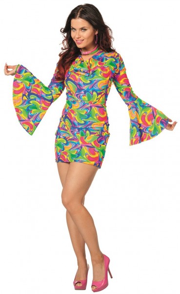 Vestido corto hannah hippie para mujer